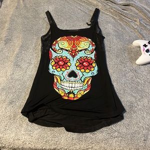 Women’s skull tank top